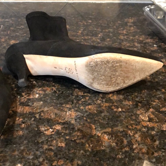 Black suede booties - Picture 3 of 3